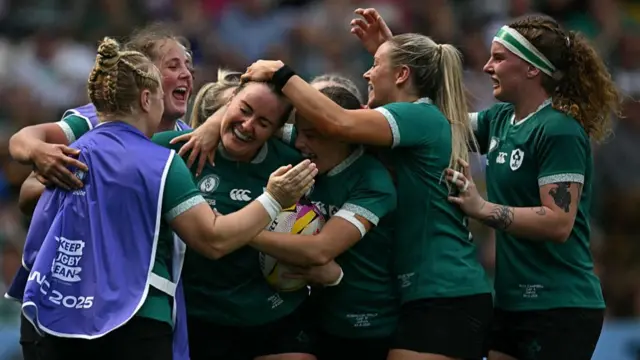 Ireland celebrate