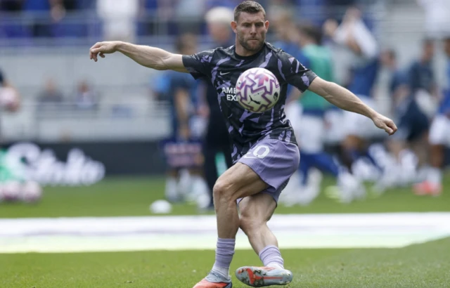 Brighton & Hove Albion's James Milner looks on