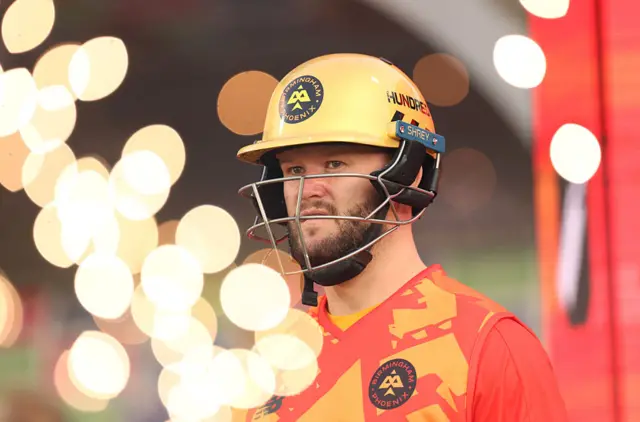Ben Duckett of Birmingham Phoenix walks out to bat during the The Hundred match between Manchester Originals Men and Birmingham Phoenix Men at Emirates Old Trafford on August 24, 2025 in Manchester, England.