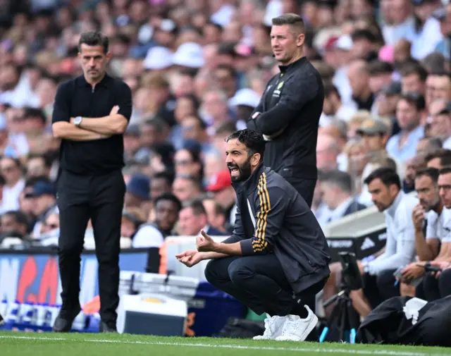 Amorim stands on his haunches