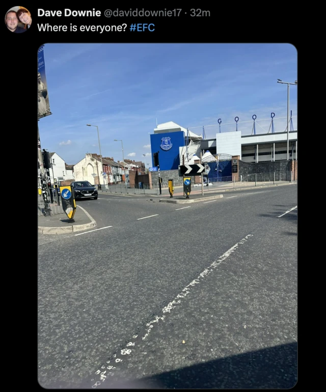 Dave Downie tweet