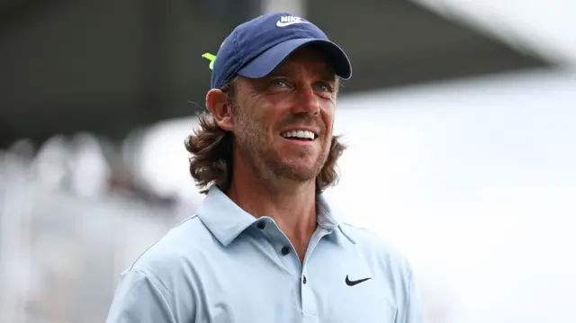 Tommy Fleetwood smiles