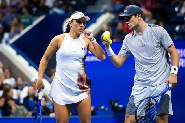 Jack Draper and Jessica Pegula play in mixed doubles tournament at US Open
