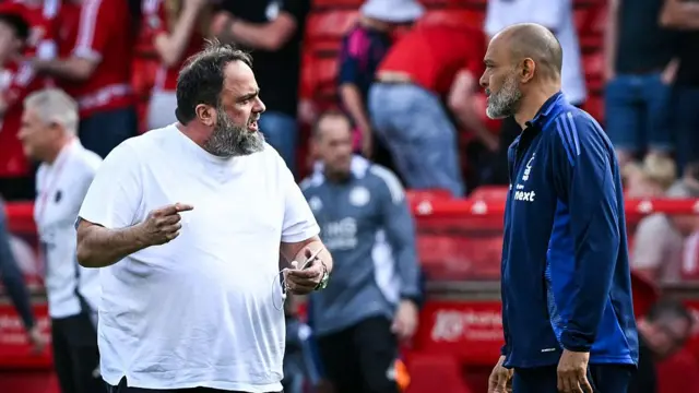 Evangelos Marinakis and Nuno Espirito Santo