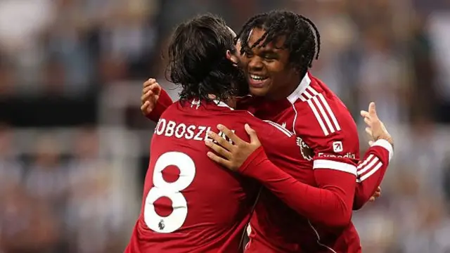 Dominik Szoboszlai and Rio Ngumoha