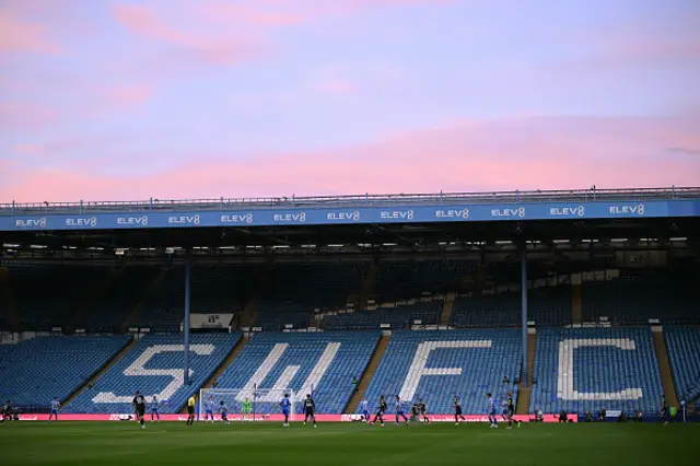 Empty seats due to a protest against Sheffield Wednesday's Thai owner Dejphon Chansiri