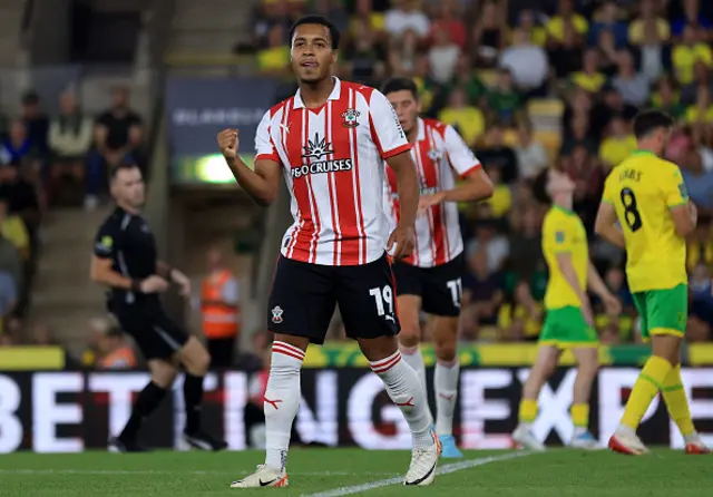 Cameron Archer celebrates