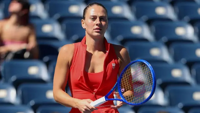 Marta Kostyuk of Ukraine in action