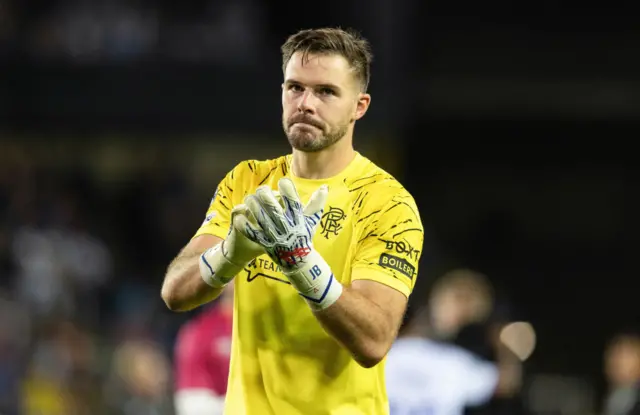 Rangers goalkeeper Jack Butland
