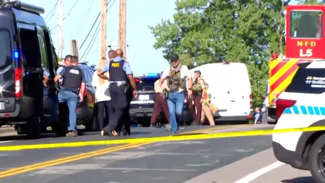 shooting scene