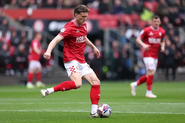 Rob Dickie on the ball