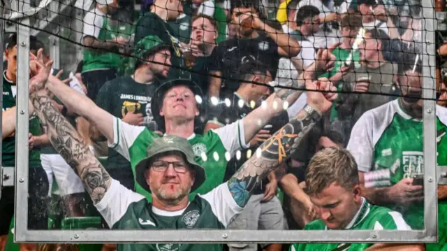 Hibernian supporters