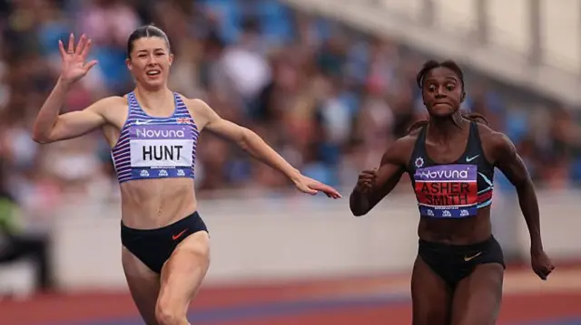 Amy Hunt and Dina Asher-Smith