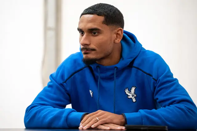 Maxence Lacroix of Crystal Palace looks on