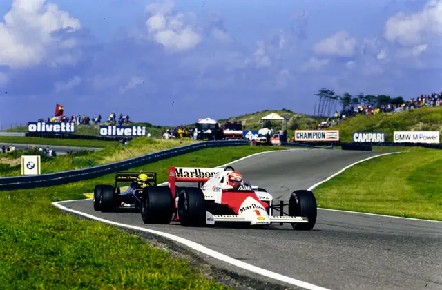 Niki Lauda at the 1985 Dutch Grand Prix