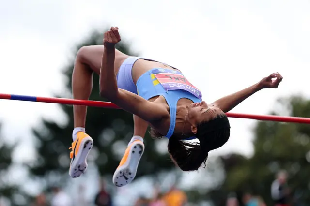 Morgan Lake in high jump