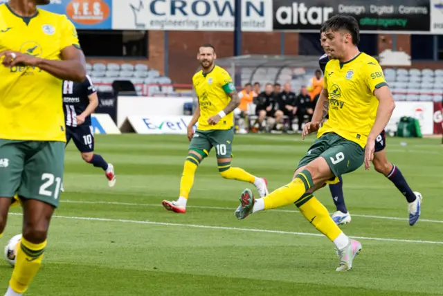 Kieron Bowie scores