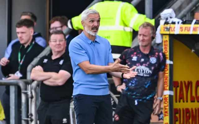 Dundee United manager Jim Goodwin