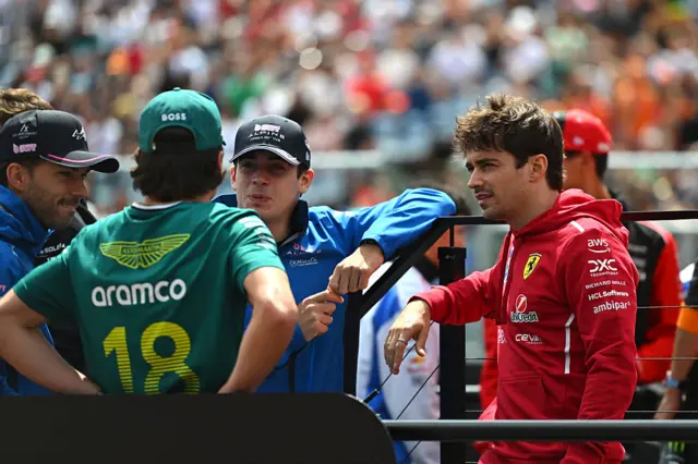 Drivers parade