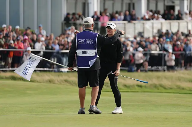 Charley Hull at the 18th