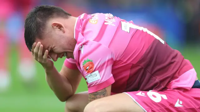 Aaron Morley is dejected