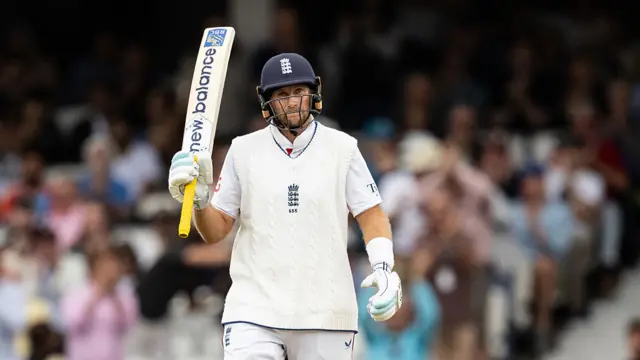 Joe Root celebrates half-century