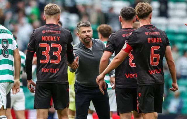 St Mirren manager Stephen Robinson