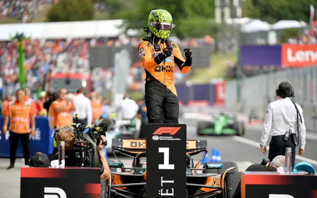 Lando Norris at the Hungarian Grand Prix