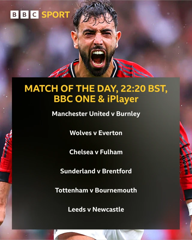 MOTD running order