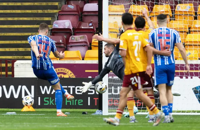 George Stanger's late leveller won Kilmarnock an unlikely point