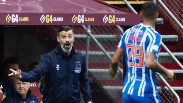 Kilmarnock manager Stuart Kettlewell