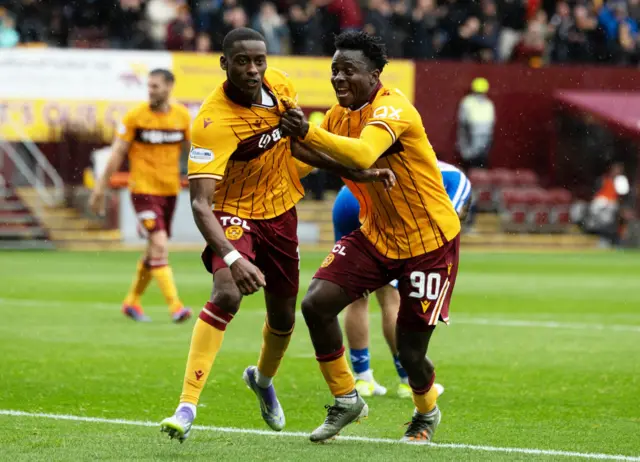 HT: Motherwell 1-1 Kilmarnock