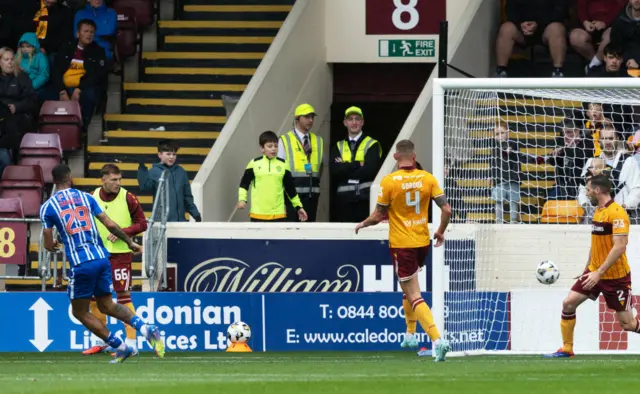 Kilmarnock's Djenairo Daniels scores