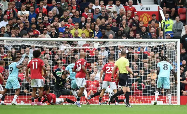 Burnley's Jaidon Anthony scores their second goal