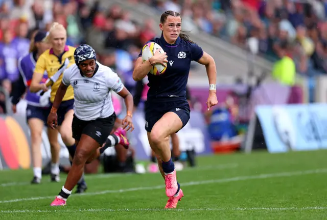 Emma Orr runs clear