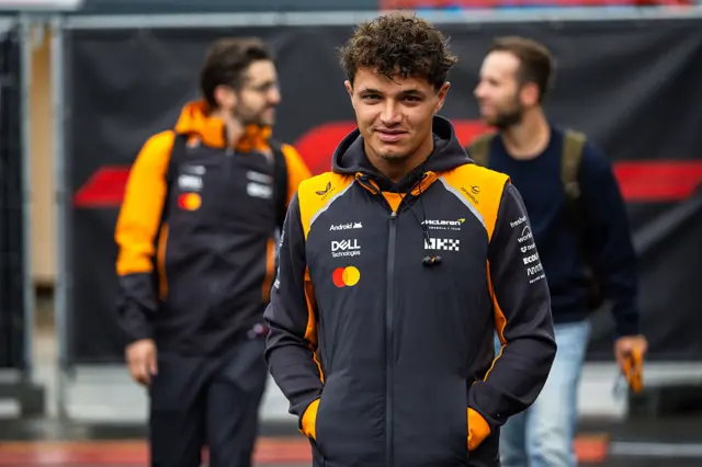 Lando Norris at the Dutch Grand Prix