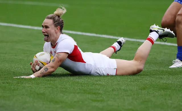 Meg Jones scored a second try