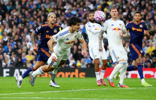 Leeds United's Pascal Struijk in action