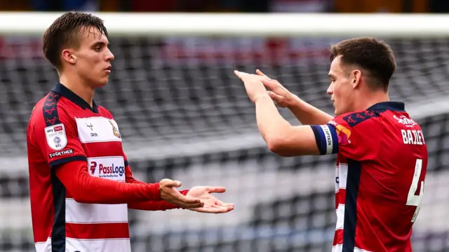 Two Doncaster Rovers players