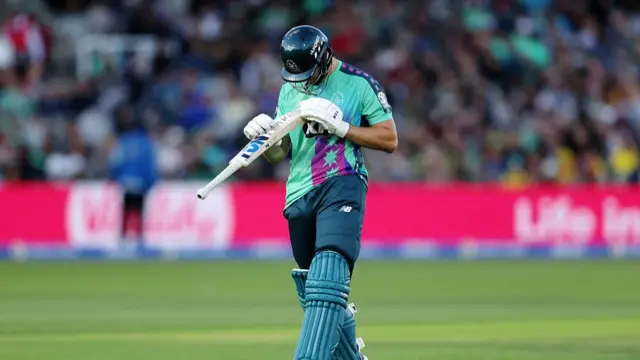 Will Jacks of Oval Invincibles walks off
