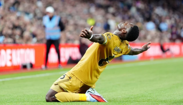 Marc Guehi celebrates