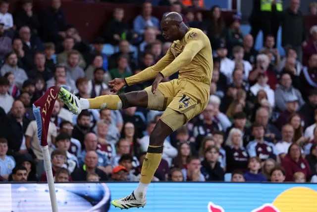 Jean-Philippe Mateta of Crystal Palace celebrates