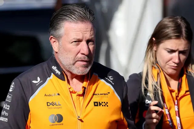 Zak Brown at the Dutch Grand Prix