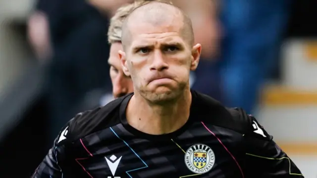 St Mirren defender Alex Gogic