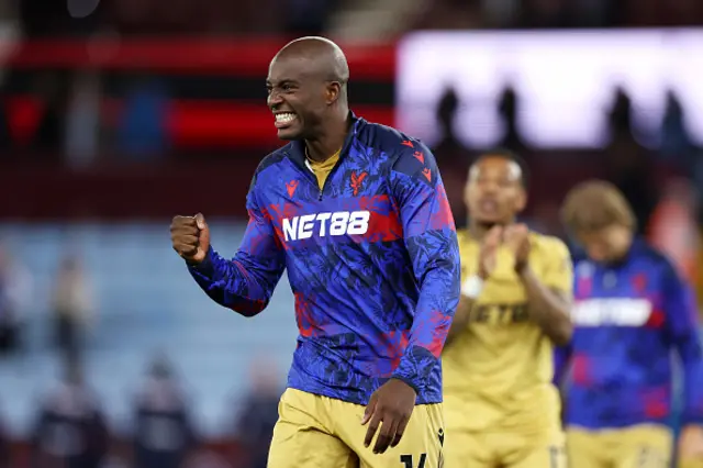 Jean-Philippe Mateta of Crystal Palace celebrates