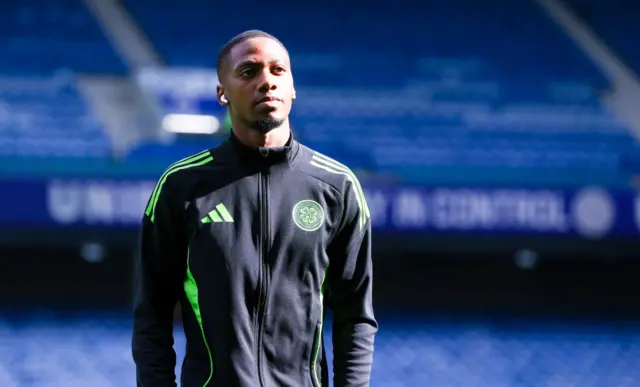 Celtic's Michel-Ange Balikwisha at Ibrox
