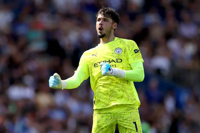 James Trafford of Manchester City celebrates