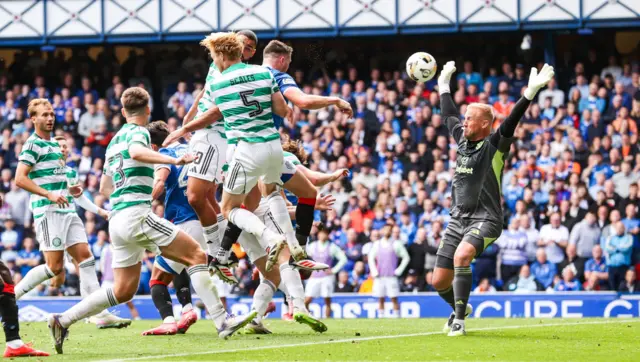 John Souttar heads in from a free-kick from an offside position