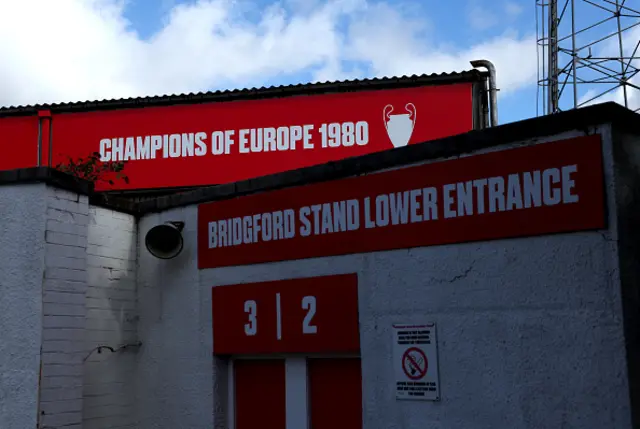 General view outside the stadium