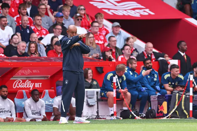 Nuno Espirito Santo looks on